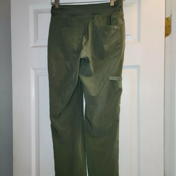 DICKIES Medical Cargo Scrub Bottom Pants Women’s Size XXS Petite Olive DK005 - Picture 5 of 6